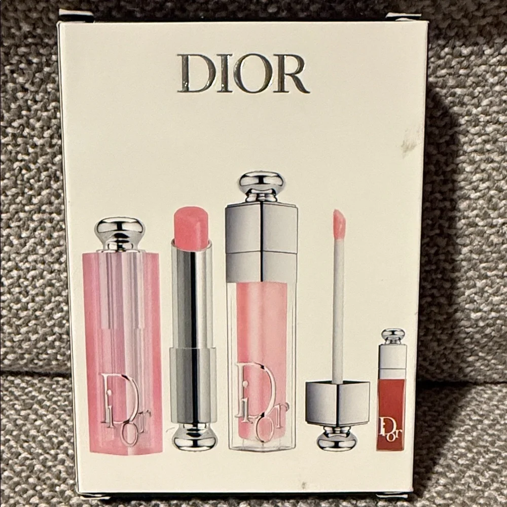 Dior Addict Lip Essentials Set, Lip Glow and Dustbag